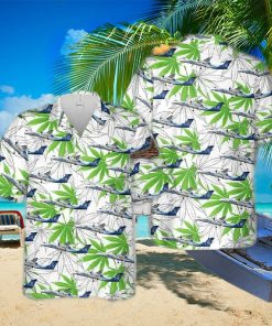 Alaska Airlines Bombardier Q400 Hawaiian Shirt