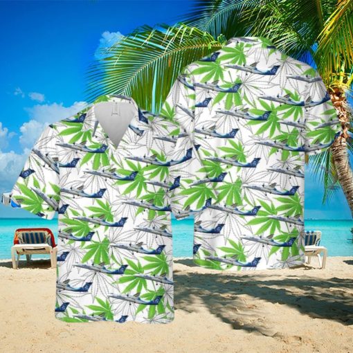 Alaska Airlines Bombardier Q400 Summer Beach Gift 3D Hawaiian Shirt