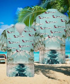 Alaska Airlines Q400 UM Summer Beach Gift 3D Hawaiian Shirt