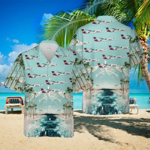 Alaska Airlines Q400 UM Summer Beach Gift 3D Hawaiian Shirt