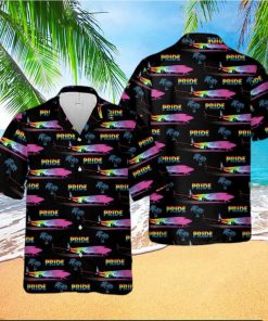 Alaska Fly With Pride Hawaiian Shirt For Gaymer Lesbian Hawaiian 3D Shirt For Pride Month