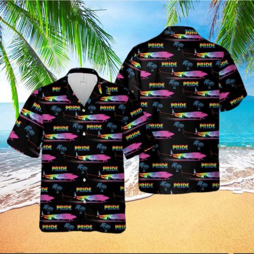 Alaska Fly With Pride Hawaiian Shirt For Gaymer  Lesbian Hawaiian 3D Shirt For Pride Month