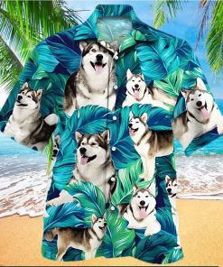 Alaskan Malamute Dog Lovers Hawaii Shirt