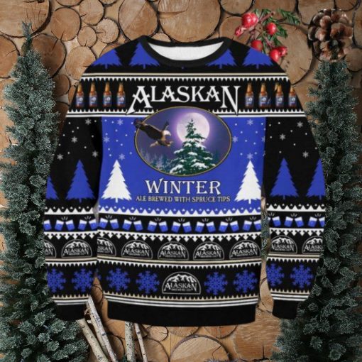 Alaskan Winter Christmas Ugly Sweater Gift For Men And Women