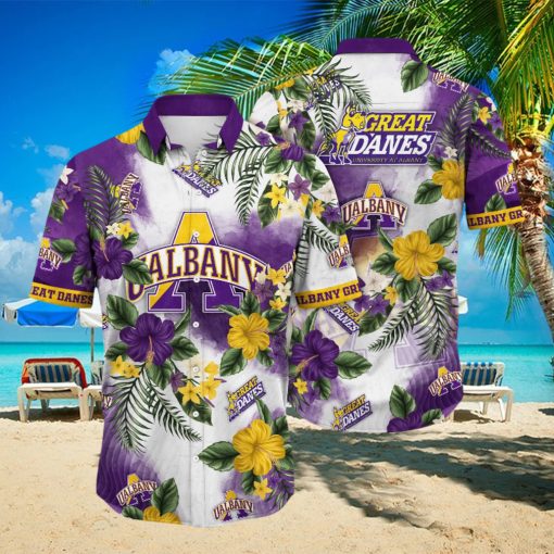 Albany Great Danes NCAA Hawaiian Shirt Sea Breezetime Aloha Shirt