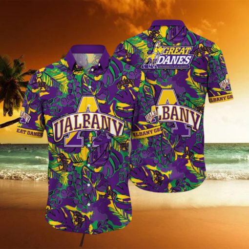 Albany Great Danes NCAA Hawaiian Shirt Vacation Spots Aloha Shirt