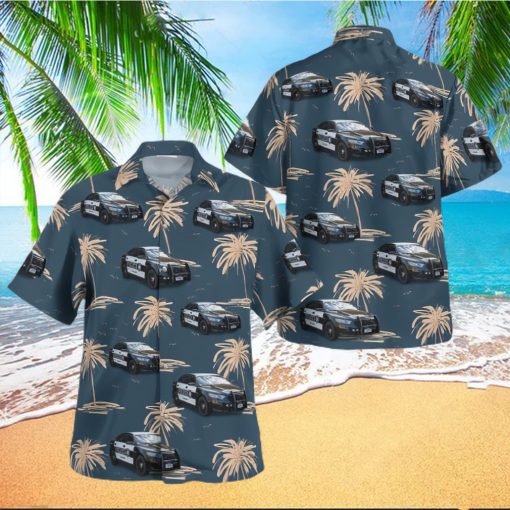 Albany New York Albany Police Department 2017 Ford Police Interceptor Hawaiian Shirt