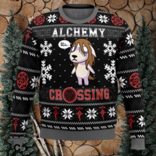 Alchemy Crossing Fullmetal Alchemist Ugly Christmas Sweater