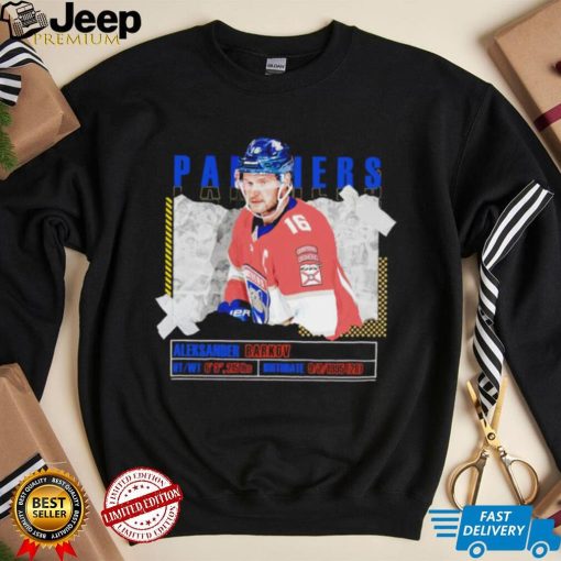 Aleksander Barkov number 16 Florida Panthers ice hockey player pose paper gift shirt