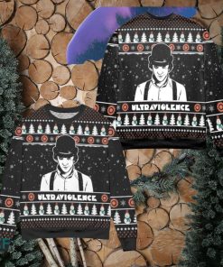 Alex A Clockwork Orange Snowman Pattern Ugly Christmas Sweaters Style Gift