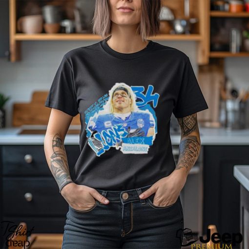 Alex Anzalone Football Paper Detroit Lions T Shirt