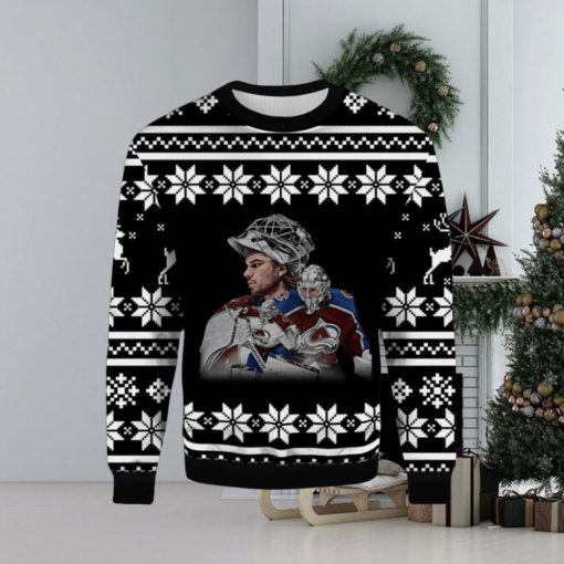 Alexandar Georgiev Colorade Avalanche Ugly Christmas Sweater