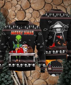 Alien Merry Xmas Ugly Christmas Sweater For Men & Women