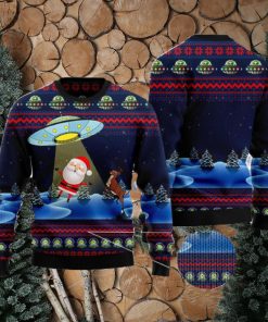 Alien Santa Ugly Christmas Sweater AOP All Over Printed Sweater