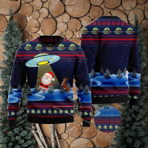 Alien Santa Ugly Christmas Sweater AOP All Over Printed Sweater