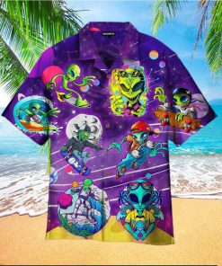 Aliens Summer Hawaiian Shirt