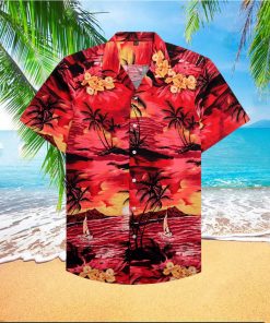 Alimens Gentle 100 Cotton Short Sleeve Hawaiian Shirts for Men Casual Button Down Shirt