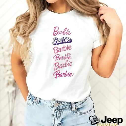 All Barbie Logos shirt