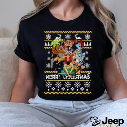 All Characters One Piece Christmas Shirt