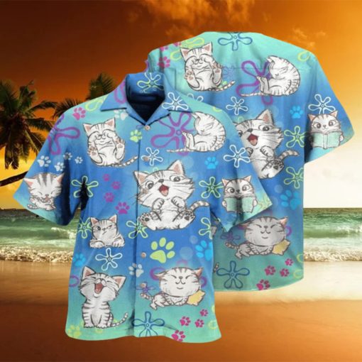 All I Need Is Love And A Lovely Cute Cat Hawaiian Shirt
