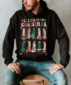 All I Want For Christmas Dirty Santa T Shirt