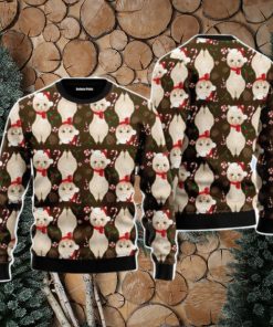 All I Want For Christmas Is A Llama Pattern Christmas Unisex Ugly Sweater