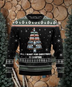 All I Want For Christmas Is Camping Ugly Christmas Sweater