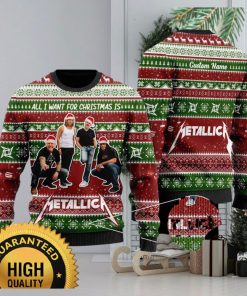 All I Want For Christmas Is Metallica Gift For Fan Knitting Xmas Ugly Christmas Sweater