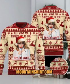 All I Want For Christmas Is Taylor Swift 3D Ugly Sweater