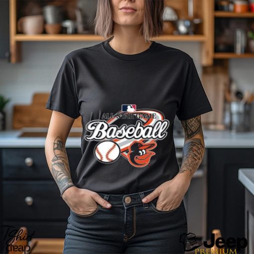 All Star Game Baseball Baltimore Orioles logo T shirt