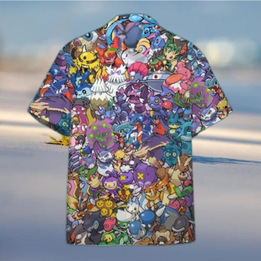 All The Pokemon That You Would Know Pokemon Hawaiian Shirt Summer Vacation Gift