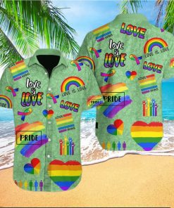 Ally 3D T Shirt Lgbt Love Is Love Pride Design Hawaiian Shirt Support LGBT Month