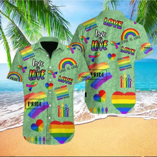 Ally 3D T Shirt  Lgbt Love Is Love Pride Design Hawaiian Shirt Support LGBT Month