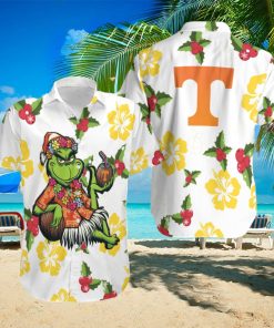 Aloha Grinch Relax Christmas NCAA Tennessee Volunteers 3D Hawaiian Shirt For Men And Women