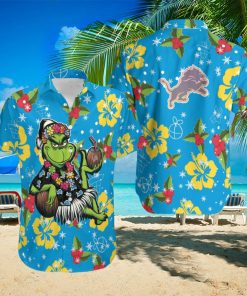 Aloha Grinch Relax Christmas NFL Detroit Lions Hawaiian Shirt Gift Beach
