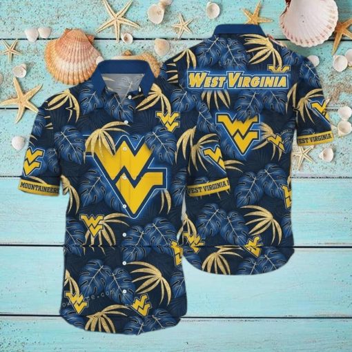 Aloha NCAA West Virginia Mountaineers Hawaiian Shirt Gift For Football Fans