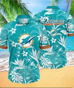 Aloha NFL Miami Dolphins Hawaiian Shirt Summer Gift For Friend hawaiian shirt