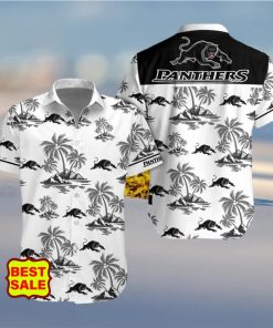 Aloha NRL Penrith Panthers Logo Combo Hawaiian Shirt And Short Men Women