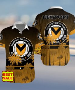 Aloha Newport County Team EFL Hawaiian Shirt And Short Women Men