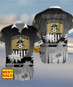 Aloha Notts County FC Team EFL Hawaiian Shirt And Short Women Men