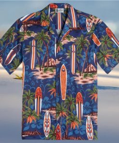 Aloha Republic Navy For Hawai Fans Hawaiian Shirt