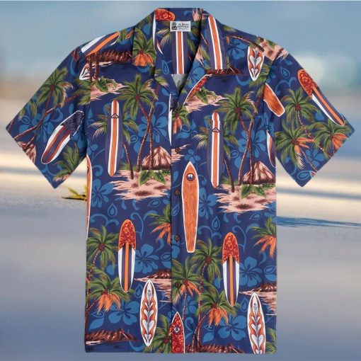 Aloha Republic Navy For Hawai Fans Hawaiian Shirt