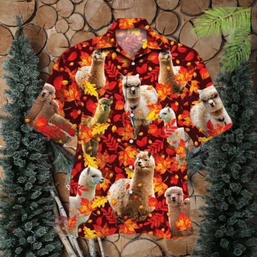 Alpaca Hawaiian Shirt