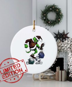 The Grinch Washington Commanders Stomp On NFL Teams Christmas Ornament