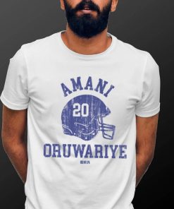 Amani Oruwariye New York G Helmet Font Shirt