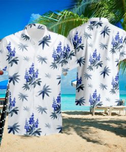 Amazing Blue Bonnet Hawaiian Shirt And Short Set Gift Men Women