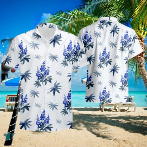 Amazing Blue Bonnet Hawaiian Shirt And Short Set Gift Men Women