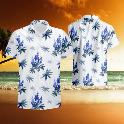 Amazing Blue Bonnet Hawaiian Shirt