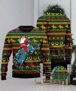 Amazing Cowboy Santa Claus Ugly Christmas Sweater Funny Gift For Men And Women Family Holidays