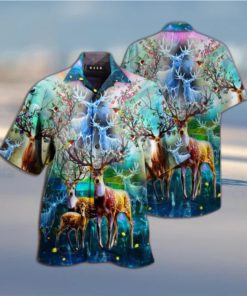 Amazing Deer Full Printing Hawaiian Shirt